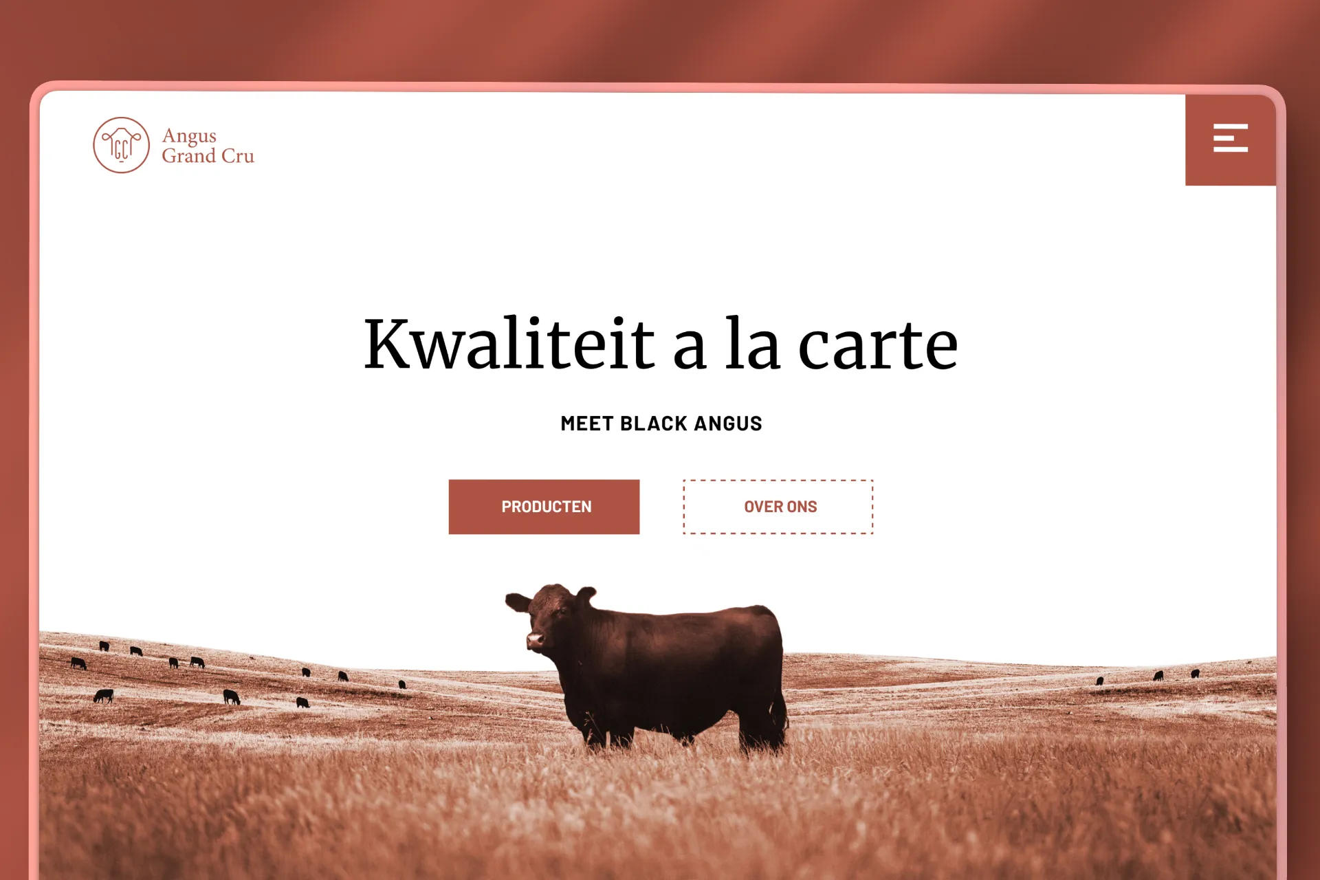 Website van Angus Grand Cru