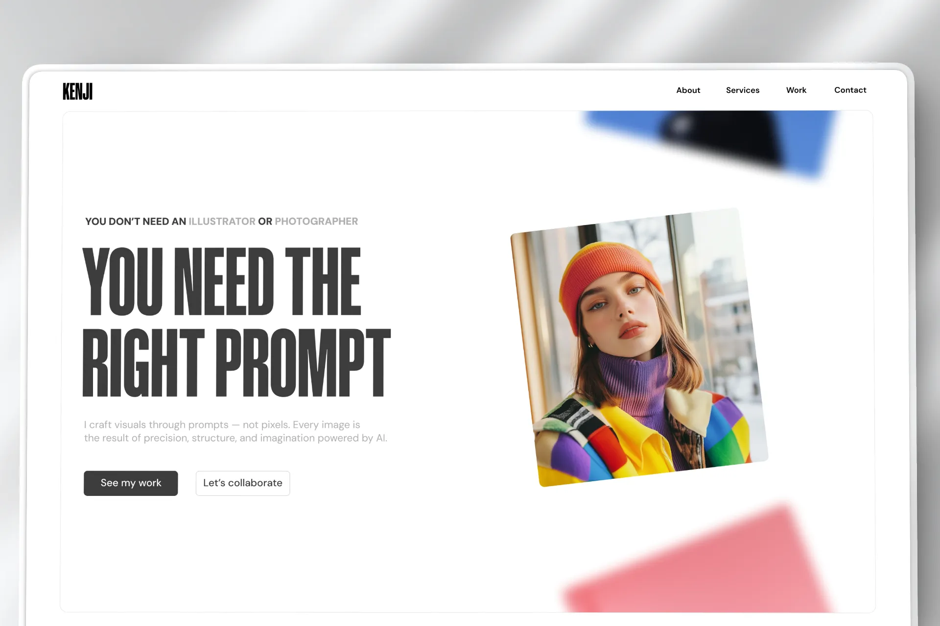 Website van Kenji